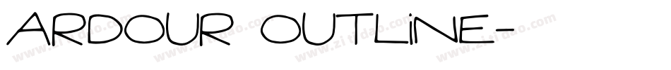 Ardour Outline字体转换
